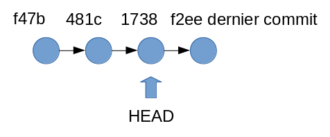 head after git checkout